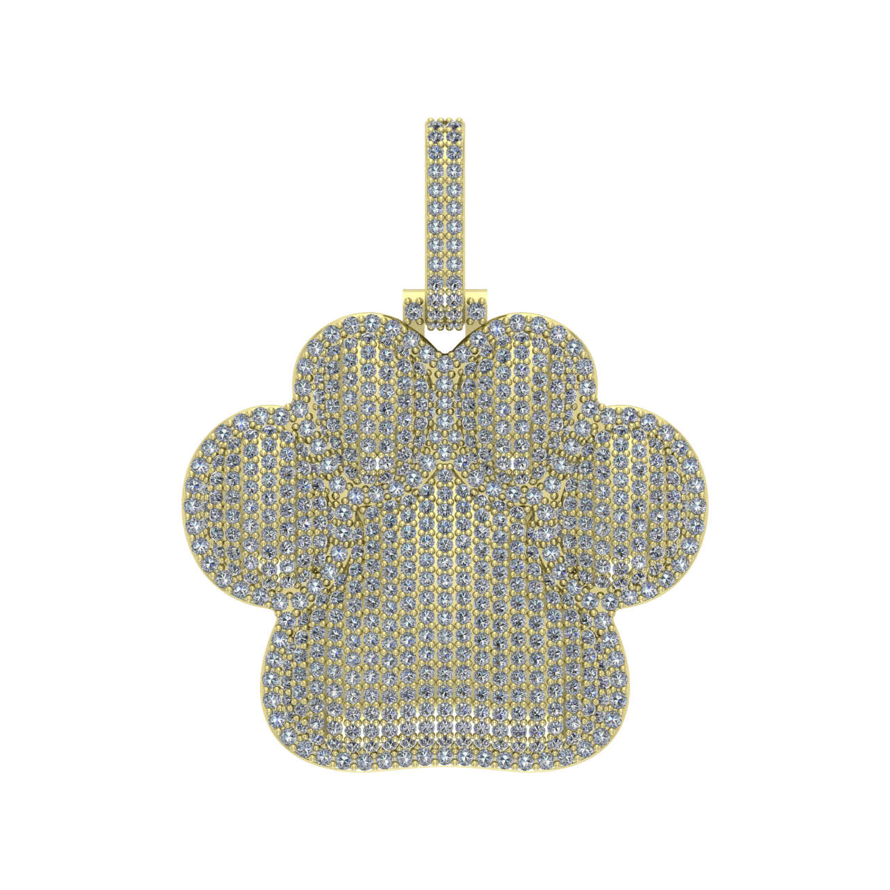HIP-HOP ANIMAL DIAMONDS PENDANT